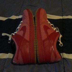 Red Nike Dunk Low CL varsity Red Shoes Like New 13
